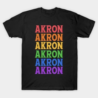 AKRON RAINBOW ART T-Shirt